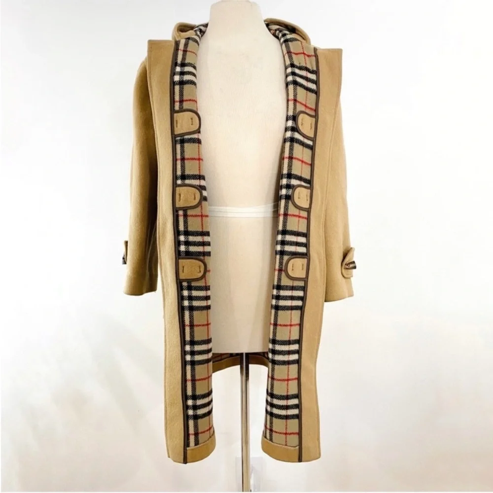 Burberry Brit classic toggle wool duffle coat EUC - Picture 2 of 16